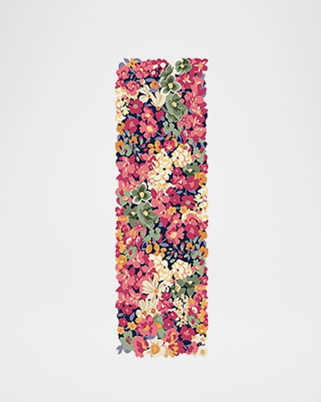 Laura's Flowers Rug, 2'6" x 8'